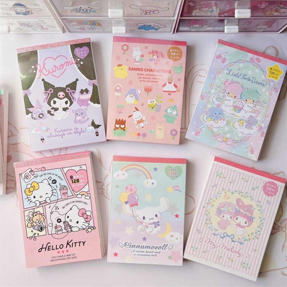 Sanrio Characters Memo Pad/ Notebook with Stickers